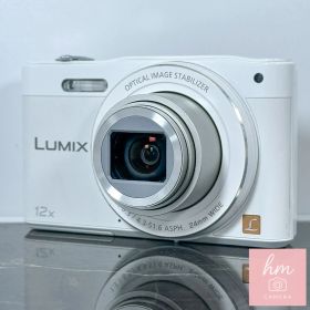 【超美品】Panasonic LUMIX DMC-SZ8 ホワイト 1600万画素 光学12倍ズーム 広角24mm Wi-Fi ライカレンズ コンパクトデジタルカメラ パナソニック ルミックス