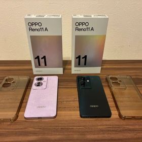 OPPO Reno11 A A401OP ダークグリーン&コーラルパープル