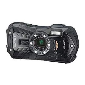 【中古】【非常に良い】RICOH 防水デジタルカメラ RICOH WG-40 ブラック 防水14m耐ショック1.6m耐寒-10度 RICOH WG-40 BK 04675 w17b8b5