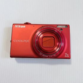 Nikon ニコン デジタルカメラ 赤 COOLPIX S6100 コンデジ
