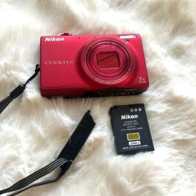 Nikon COOLPIX S6100赤 デジタルカメラ