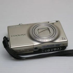 美品 COOLPIX S6100 シャンパンシルバー 即日発送 デジカメ Nikon デジタルカメラ 本体 土日祝発送OK 06000