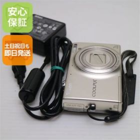 美品 COOLPIX S6100 シャンパンシルバー 即日発送 デジカメ Nikon デジタルカメラ 本体 土日祝発送OK 02000