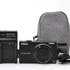 ★タッチパネル搭載スリムコンデジ Nikon ニコン COOLPIX S6100