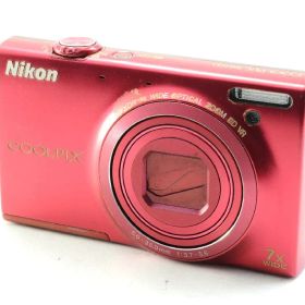 【並品・現状品扱】Nikon COOLPIX S6100 レッド