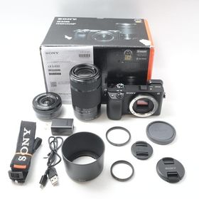 ソニー SONY α6400 ダブルズームレンズキット ILCE-6400Y B