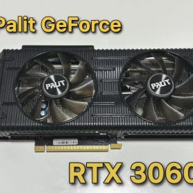 【動作確認済】Palit GeForce RTX3060 Dual OC 12G