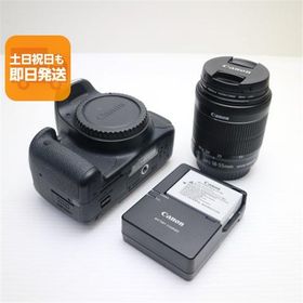 超美品 EOS Kiss X7i EF-S18-55 IS STM レンズキット ブラック 即日発送 一眼レフ Canon 本体 あすつく 土日祝発送OK