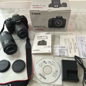 【美品】Canon EOS Kiss X8i ダブルズームキット レンズ2本付き