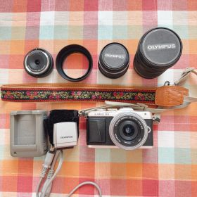 【美品】OLYMPUS PEN Lite E-PL7 レンズ4点セット