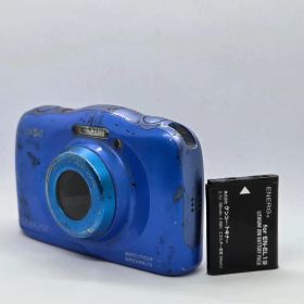 【スマホ転送OK】ニコン Nikon COOLPIX S33 ブルー