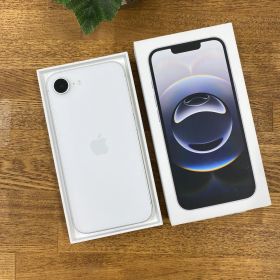 新品同様 iPhone 16e 128GB ホワイト 国内版 SIMフリー送料無料