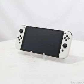 【中古】Nintendo(任天堂) Nintendo Switch 有機ELモデル Joy-Con(L)／(R) ホワイト 【377-ud】