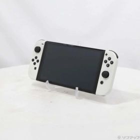 【中古】Nintendo(任天堂) Nintendo Switch 有機ELモデル Joy-Con(L)／(R) ホワイト 【377-ud】