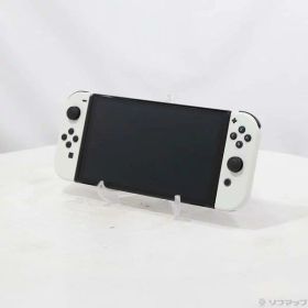 【中古】Nintendo(任天堂) Nintendo Switch 有機ELモデル Joy-Con(L)／(R) ホワイト 【377-ud】