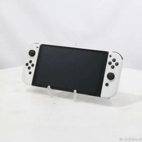 【中古】Nintendo(任天堂) Nintendo Switch 有機ELモデル Joy-Con(L)／(R) ホワイト 【377-ud】