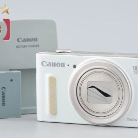 【中古】Canon キヤノン PowerShot SX610 HS ホワイト コンパクトデジタルカメラ