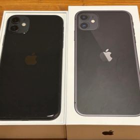 美品Apple iPhone11ブラック64GB simフリー イヤホンと箱付き