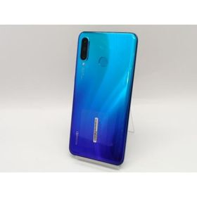 【中古】Huawei ymobile 【SIMフリー】 P30 lite ピーコックブルー MAR-LX2J【小倉駅前】保証期間１ヶ月【ランクC】