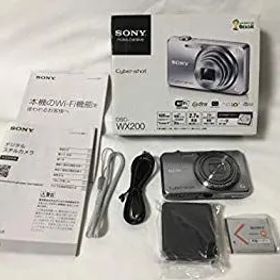【中古】SONY デジタルカメラ Cyber-shot WX200 1890万画素 光学10倍 シルバー DSC-WX200-S khxv5rg