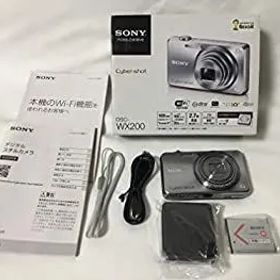【中古】 SONY デジタルカメラ Cyber-shot WX200 1890万画素 光学10倍 シルバー DSC-WX200-S