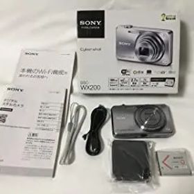 SONY デジタルカメラ Cyber-shot WX200 1890万画素 光学10倍 シルバー DSC-WX200-S