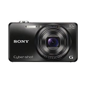 SONY デジタルカメラ Cyber-shot WX200 1890万画素 光学10倍 ブラック DSC-WX200-B(中古品)