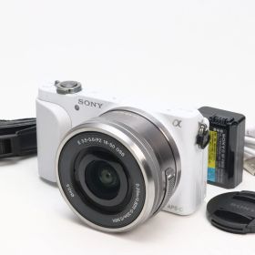 AB+ (並品) SONY ソニー NEX-3N ホワイト E PZ 16-50mm F3.5-5.6 OSS レンズキット シャツター数 1,026枚 初期不良返品対応 55-351