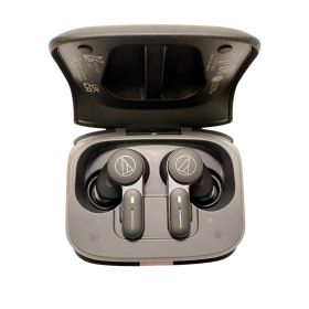 【中古品】オーディオテクニカ ATH-TWX7 ワイヤレスイヤホン bluetooth ノイズキャンセリング 最大約20時間再生 通話品質強化 マルチポイント対応 ノイズキャンセル ヒアスルー 低遅延モード LDAC対応 SBC AAC IPX4防滴 急速充電 Qiワイヤレス充電