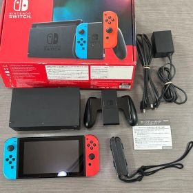 新型 Nintendo Switch 本体 ネオンブルー ネオンレッド 完品