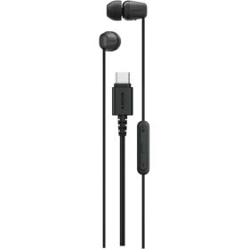 ソニー(SONY) IER-EX15C-BZ ブラック 有線カナルイヤホン USB Type-C対応 5mmドライバー搭載 リモコン付