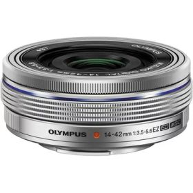 【中古】（新古品） Olympus M.Zuiko Digital - Zoom lens - 14 mm - 42 mm - f/3.5-5.6 ED EZ - Micro Four Thirds - for Olympus E-P5, E-PL1s, E-PL3, E-PL5, E-PL6, E-PM1, E-PM2, OM-D E-M1, E-M10, EM-5, E-M5