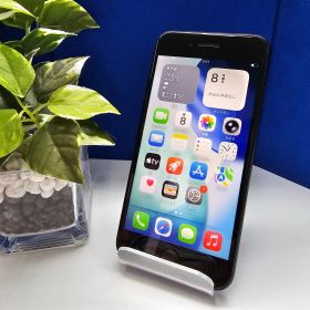 E2138【バッテリー新品】iPhoneSE2 Black 64GB SIMフリー ガラスコーティング施工済み