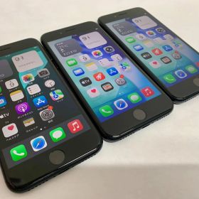 【金モバ】★3台セット大特価★良品★simフリー★iPhone SE 第3世代★SE3★64GB★ミッドナイト★利用制限〇★Apple★ios★