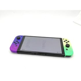 【中古】Nintendo Switch 本体 (有機ELモデル) HEG-S-KCAAA スプラトゥーン3エディション【ECセンター】保証期間１ヶ月【ランクC】