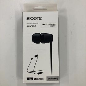 あ）新品未使用SONY WI-C200 ワイヤレスイヤホン ブラック