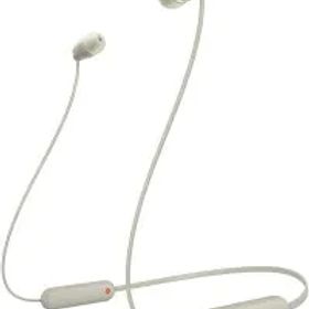 【新品】ソニー ワイヤレスイヤホン WI-C100:Bluetooth対応/25時間スタミナ/IPX4防滴/DSEE搭載 ベージュ WI-C100 CZ