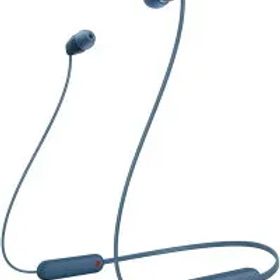 【新品】ソニー ワイヤレスイヤホン WI-C100:Bluetooth対応/25時間スタミナ/IPX4防滴/DSEE搭載 ブルー WI-C100 LZ