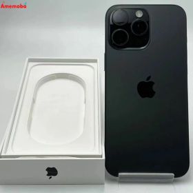 【中古】iPhone16 Pro Max 256GB ブラックチタニウム MYWG3J/A SIMフリー 美