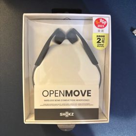 Shokz OpenMove 骨伝導イヤホン 本体 グレー