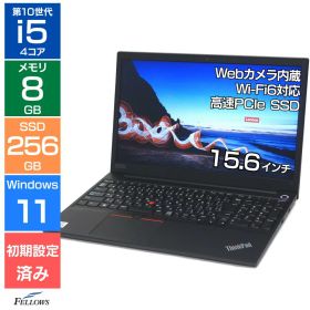 【エントリーでポイント5倍】 【Cランク 訳あり】Lenovo ThinkPad E15 第10世代 Core i5 メモリ8GB SSD 256GB NVMe Windows11 Pro 15.6型 フルHD Webカメラ テンキー レノボ 中古ノートパソコン 中古PC