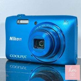 Nikon COOLPIX S3600 ブルー 2010万画素 8倍ズーム 25mm広角 手ブレ補正 HD動画 スリムコンパクトデジタルカメラ