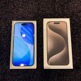 【美品】Apple iPhone 15 Pro 256GB ナチュラルチタニウム
