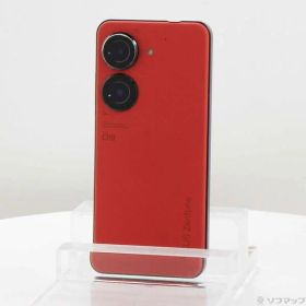 【中古】ASUS(エイスース) Zenfone 9 128GB サンセットレッド ZF9-RD8S128 SIMフリー 【269-ud】