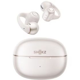 Shokz SKZ-EP-000070 OpenDots 2 イヤーカフ型 球面音響設計 11.8mmドライバー搭載 Bluetooth対応 Pearl White