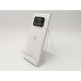 【中古】SHARP docomo 【SIMロック解除済み】 AQUOS R6 ホワイト 12GB 128GB SH-51B【ECセンター】保証期間１ヶ月【ランクC】