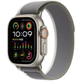 Apple Apple Watch Ultra2 49mm GPS+Cellularモデル MRF43J/A A2986【ナチュラルチタニウムケース/グリーン グレイトレイルループ】 [中古] 【当社3ヶ月間保証】 イオシス