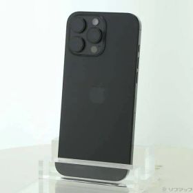 ソフマップ 〔中古品〕 iPhone16 Pro Max 256GB ブラックチタニウム MYWG3J／A SIMフリー【262】