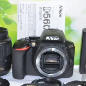 シャッター数999回以下！スマホ転送機能付☆Nikon D5600☆レンズセット
