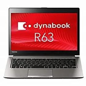 【中古】 東芝 dynabook R63/A PR63ABAAD4CAD81 Windows 7 (Windows 10 Pro ダウングレード) Core i5-6300U 8GB Webカメラ内蔵